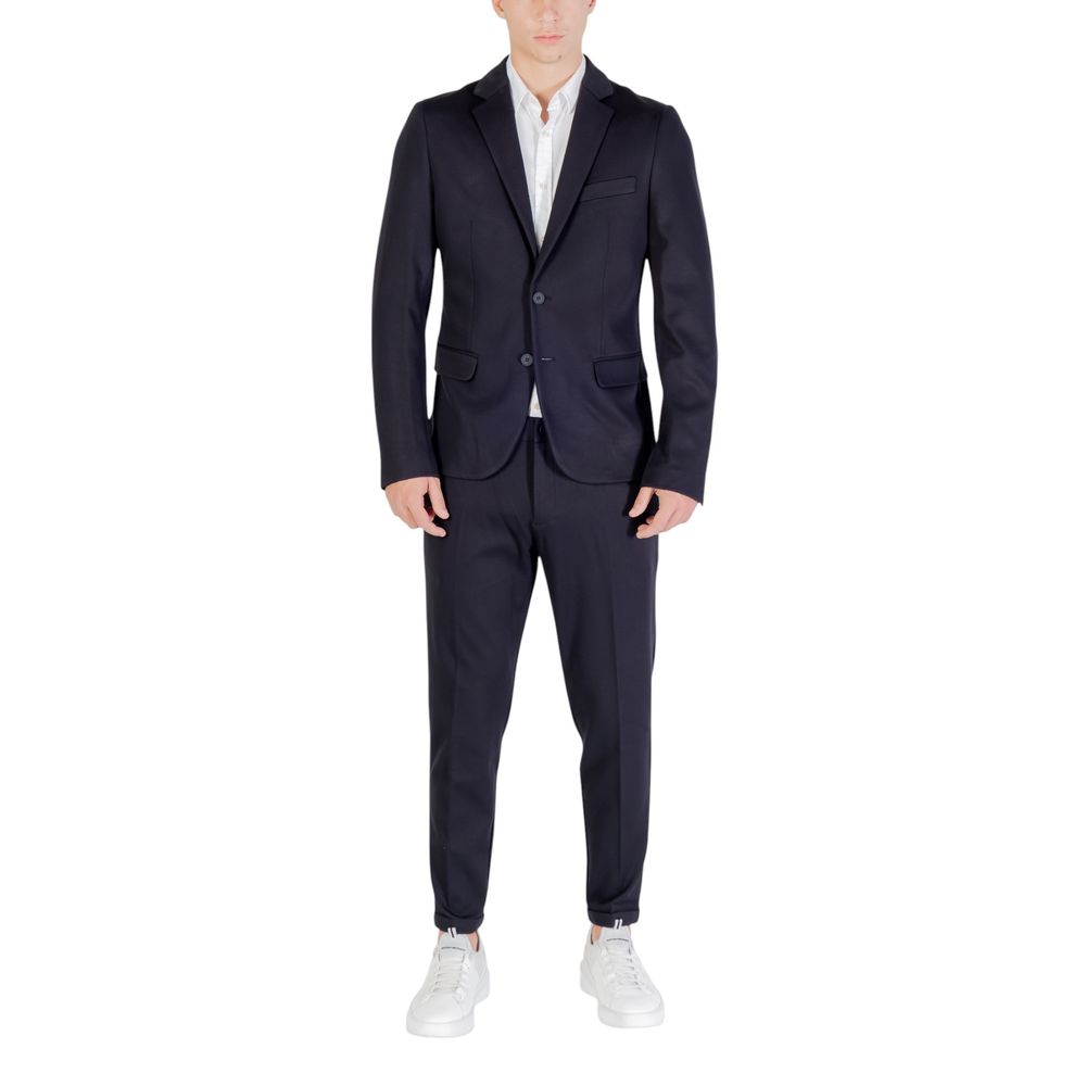 Antony Morato Men's Skinny Stretch Polyamide & Viscose Twill Trousers - Blue