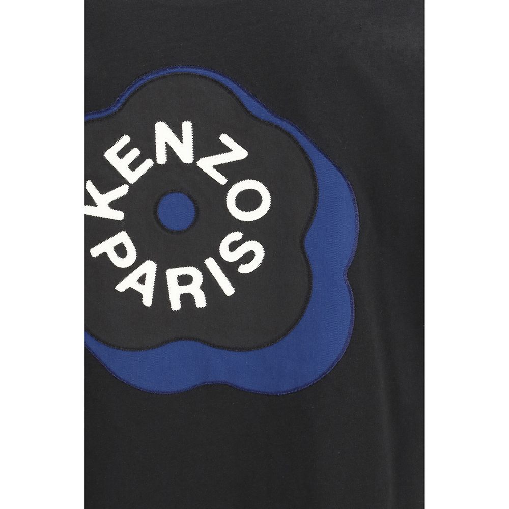 T-Shirt by Kenzo for men in cotton military-green & black showcases a unassuming silhouette, artfully detailed with a refined and unassuming for a sophisticated, contemporary look.
