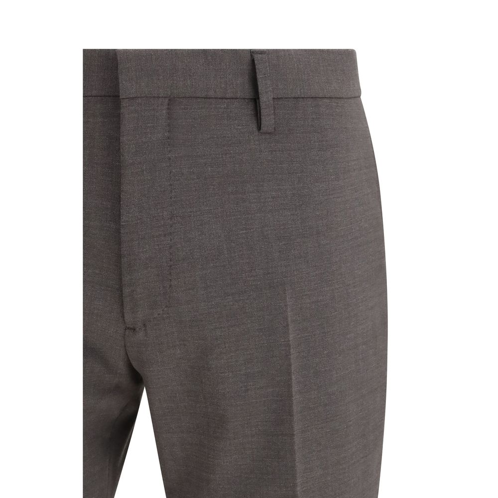 Dsquared² Men's Regular Fit Wool Pant Suit - Gray