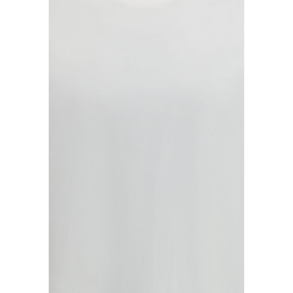LAMINAR Men's Relaxed Fit Regular Long-Sleeve Crew Neck Cotton T-Shirt - White