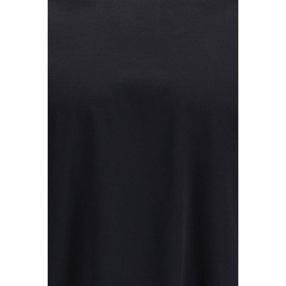 LAMINAR Men's Relaxed Fit Regular Long-Sleeve Crew Neck Cotton Activewear T-Shirt - Black