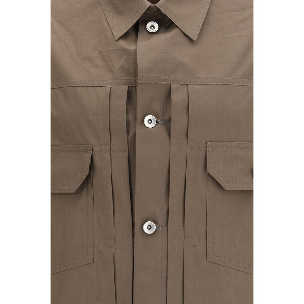 Sacai Men's Cotton Jacket - Bicolour
