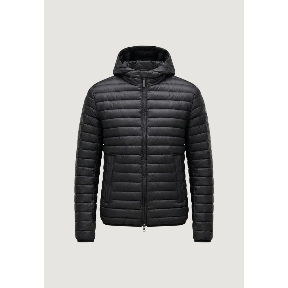 Colmar Originals City Men's Lightweight Quilted Padded Thermal Polyamide Hooded Jacket - Black