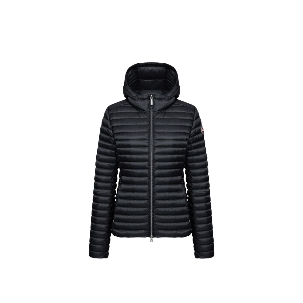 Colmar Originals Women's Lightweight Down Polyamide Hooded Overcoat - Black