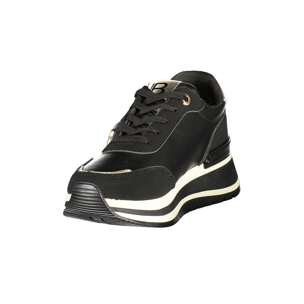 Laura Biagiotti Women's Low-Top Polyester & Polyurethane Sneakers - Black