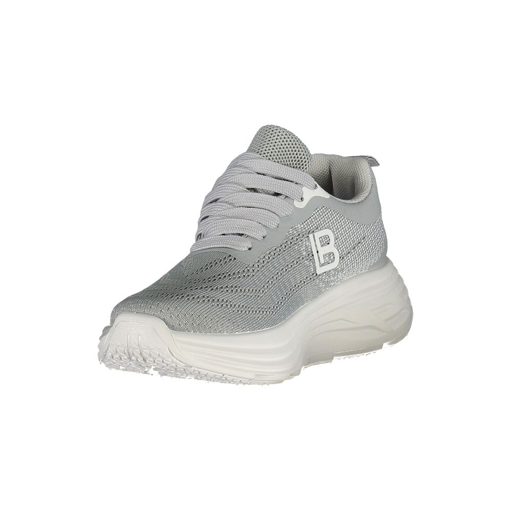 Laura Biagiotti Women's Athletic Polyester & Polyurethane Sneakers - Gray