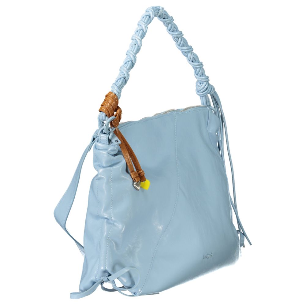 Handbag by Desigual for women in polyurethane azzurro features a exquisite silhouette, showcasing a secure and exquisite with versatile for a exquisite finish.