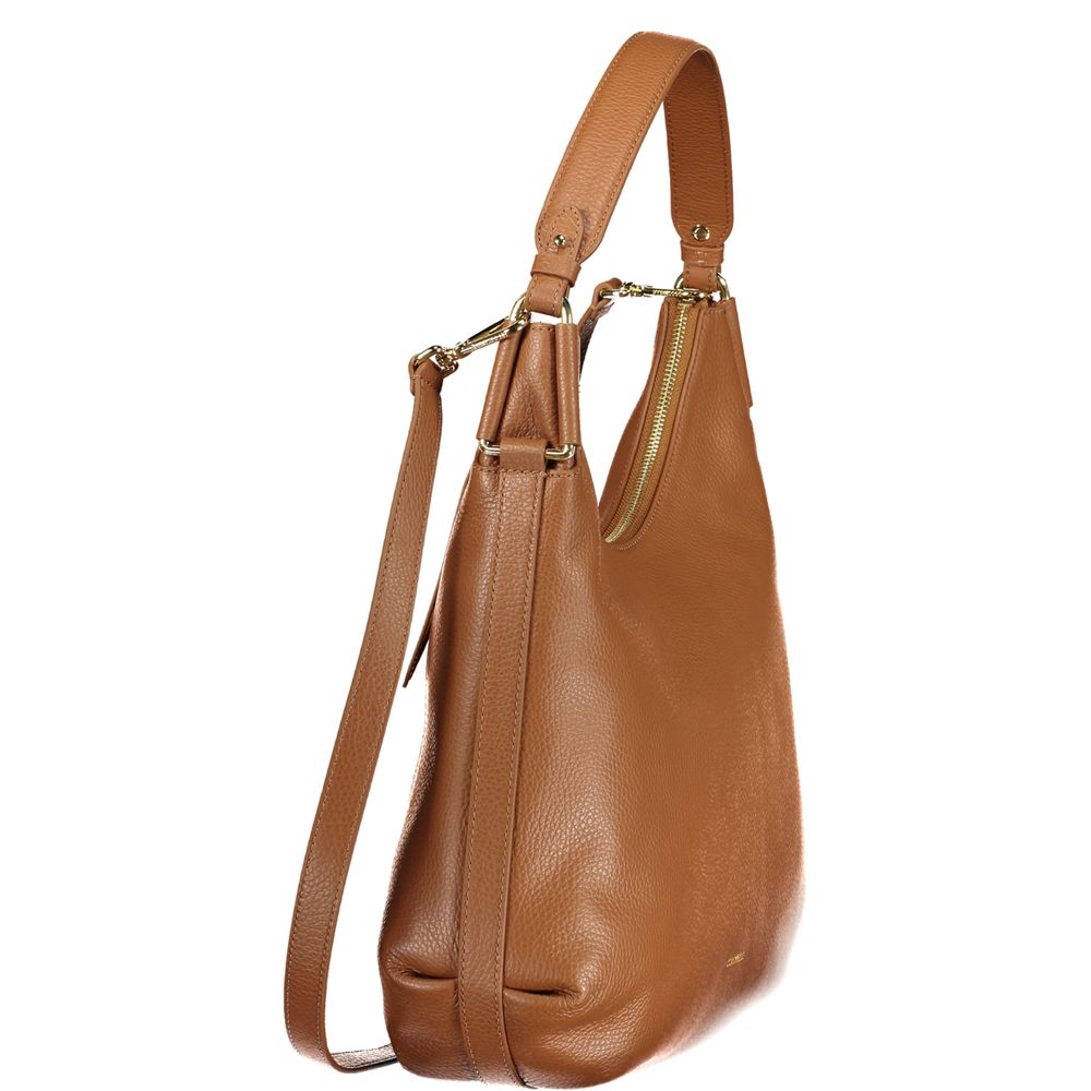 Coccinelle Leather Shoulder Handbag - Brown