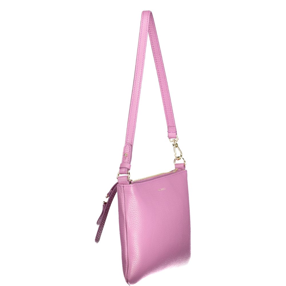 Evening Handbag by Coccinelle for women in leather purple features an refined silhouette, showcasing a secure , ample , and versatile for a sophisticated refined aesthetic.