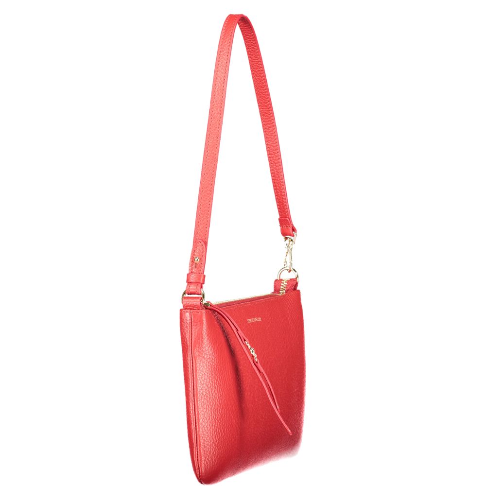 Handbag by Coccinelle for women in leather red features an refined silhouette, showcasing a secure , ample , and versatile for a sophisticated refined aesthetic.