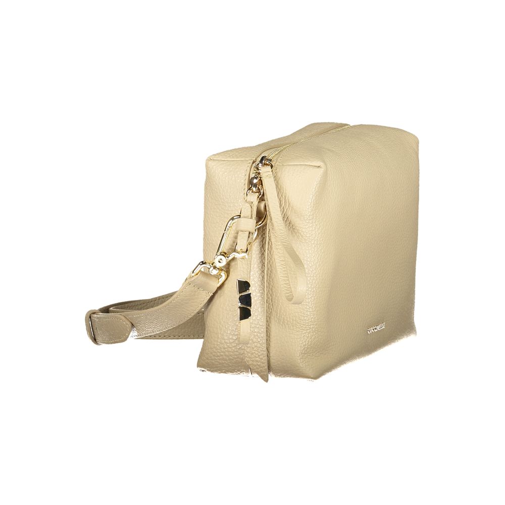 Coccinelle Beige Leather Women Handbag