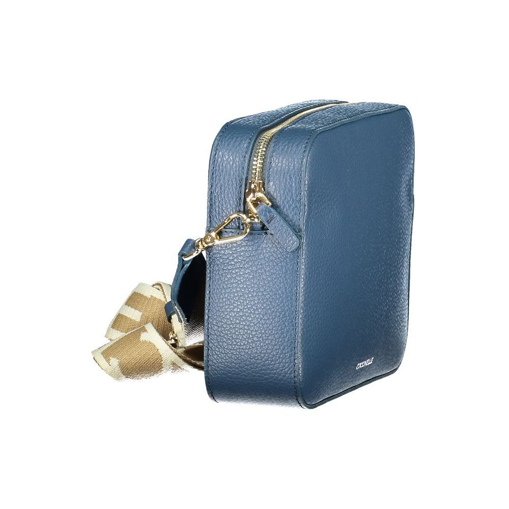 Coccinelle Borsa Leather Handbag - Blue Sapphire