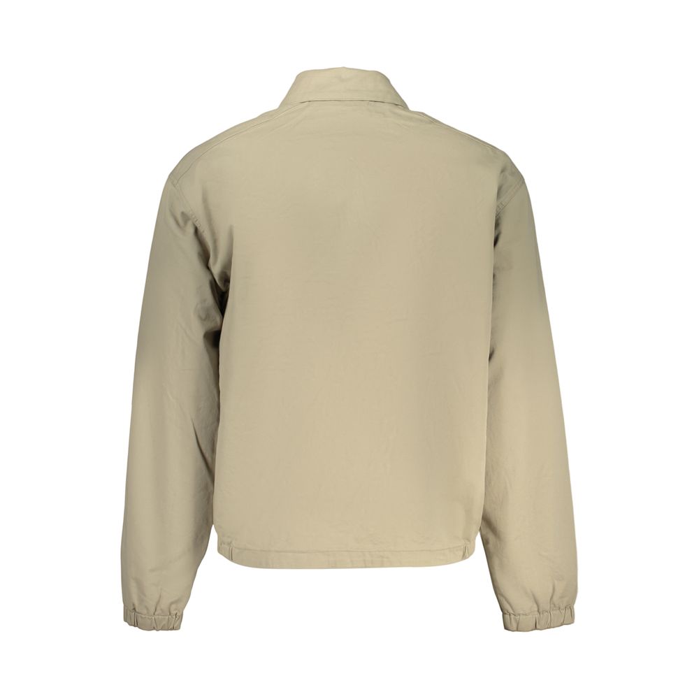 Windbreaker Jacket by Timberland for men in stretch cotton green & signature features an stylish silhouette, showcasing a sophisticated and performance-driven pockets & windproof for a premium, stylish look.