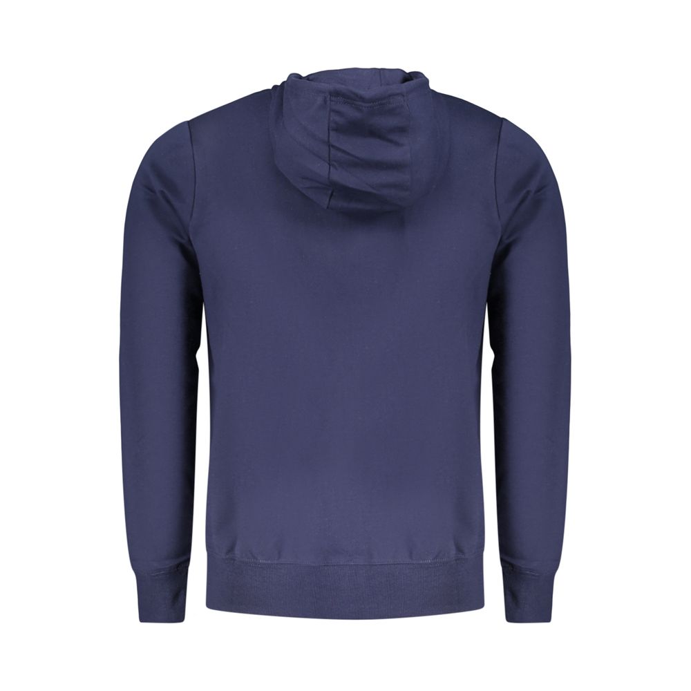 Hooded Sweatshirt Hoodie by Norway 1963 for men in cotton polyester blue features an dramatic silhouette, showcasing a sophisticated and dramatic for a refined, modern aesthetic.