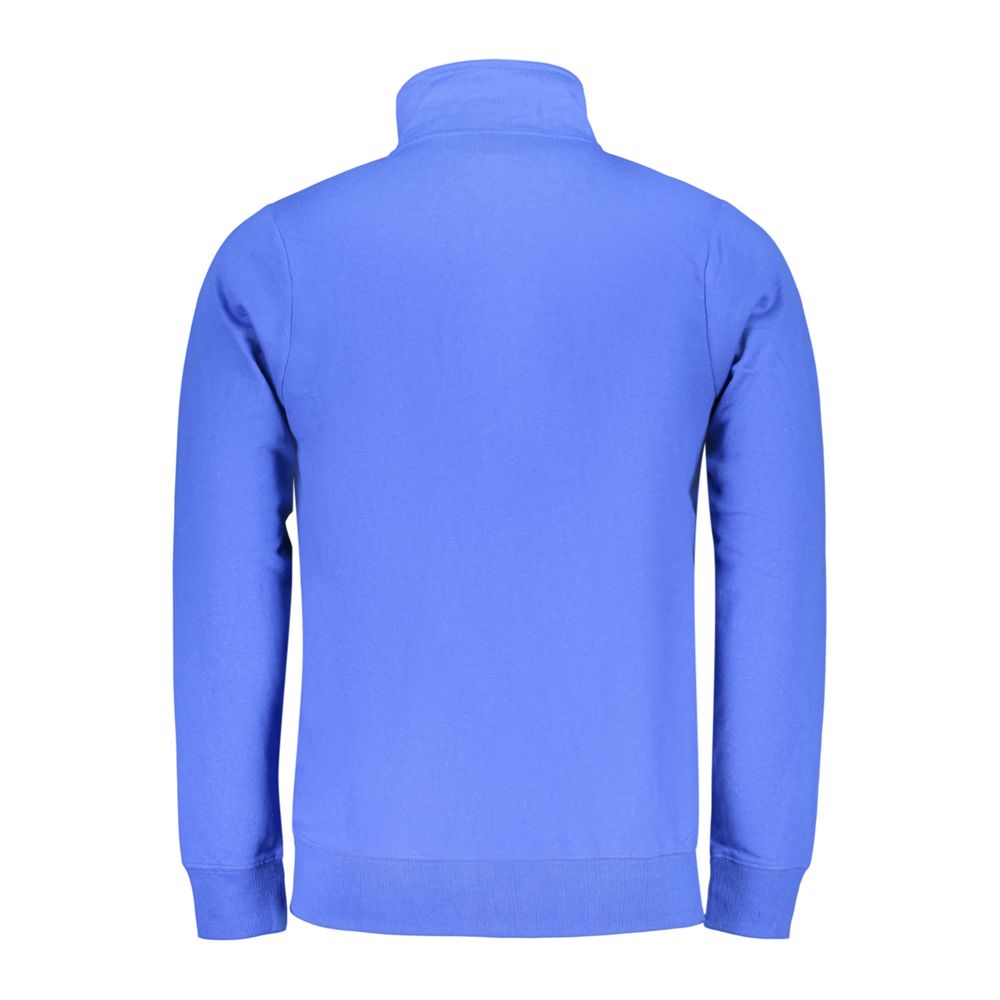 Sweatshirt by Norway 1963 for men in cotton blue showcases a slouchy chic silhouette, artfully detailed with a slouchy chic and for a slouchy chic finish.