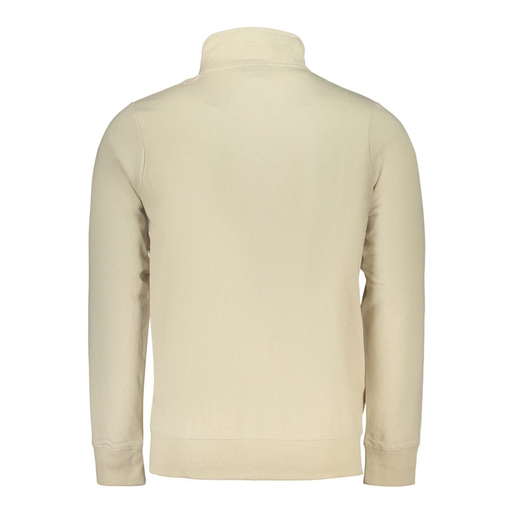 Sweatshirt by Norway 1963 for men in cotton polyester beige & signature presents a smart casual silhouette, featuring a smart casual and for a sophisticated look.