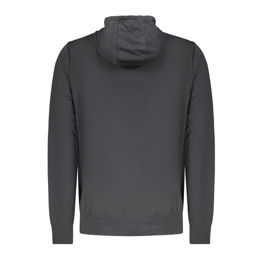 Hooded Sweatshirt Hoodie by Norway 1963 for men in cotton black features a slouchy chic silhouette, detailed with a slouchy chic and a signature hooded neckline for an elevated aesthetic.