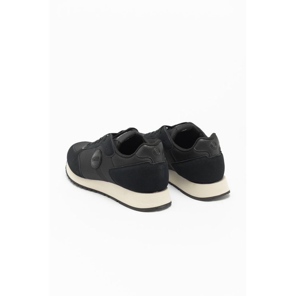 Colmar Women's Low Top Nylon Polyurethane Suede Leather Sneakers - Black