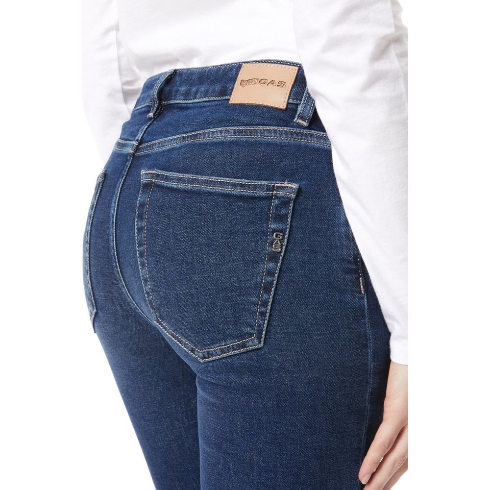 Gas 9 To 5 Women's Slim Stretch Denim Cotton Jeans - Blue