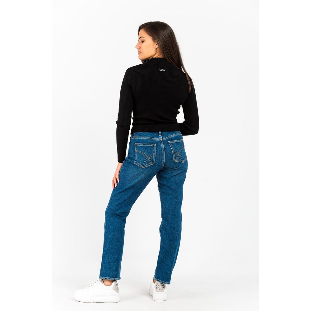 Gas Women's Slim Stretch Denim Cotton Jeans - Blue