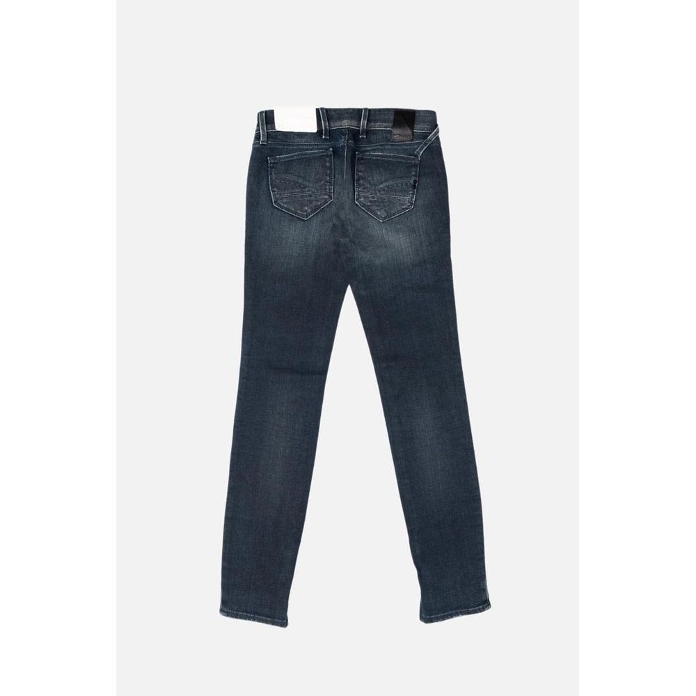 Gas Women's Stretch Denim Cotton Polyester Jeans - Dark Blue