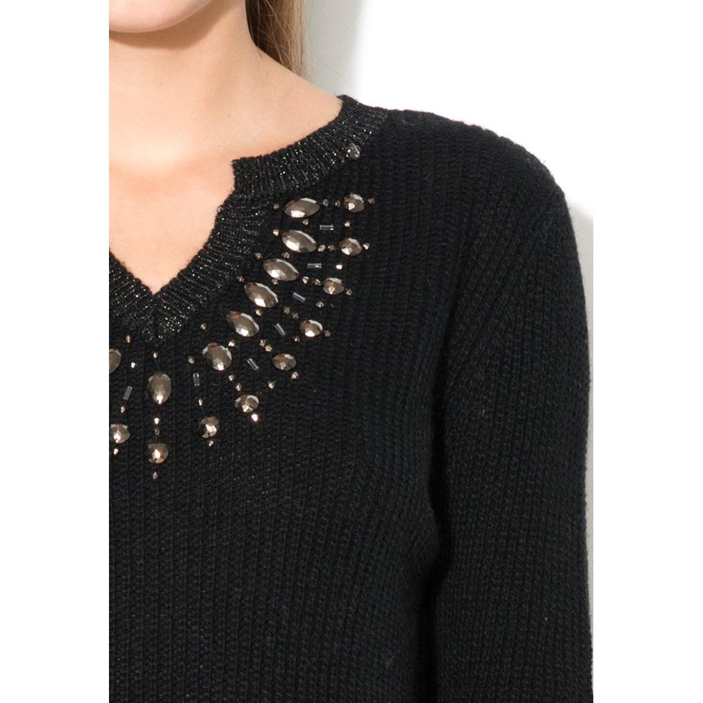 Gas Women's Polyacrylic Sweatshirt - Black
