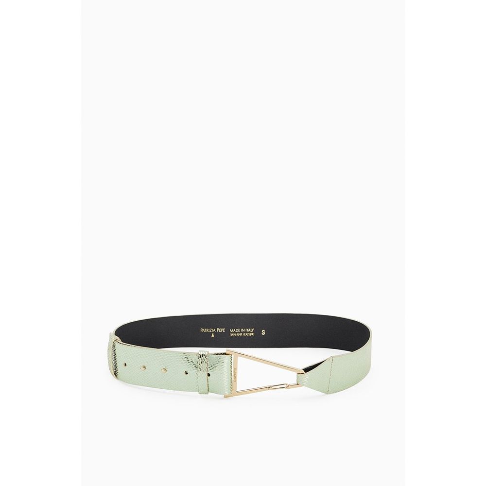 Patrizia Pepe Goatskin Leather Belt - Green