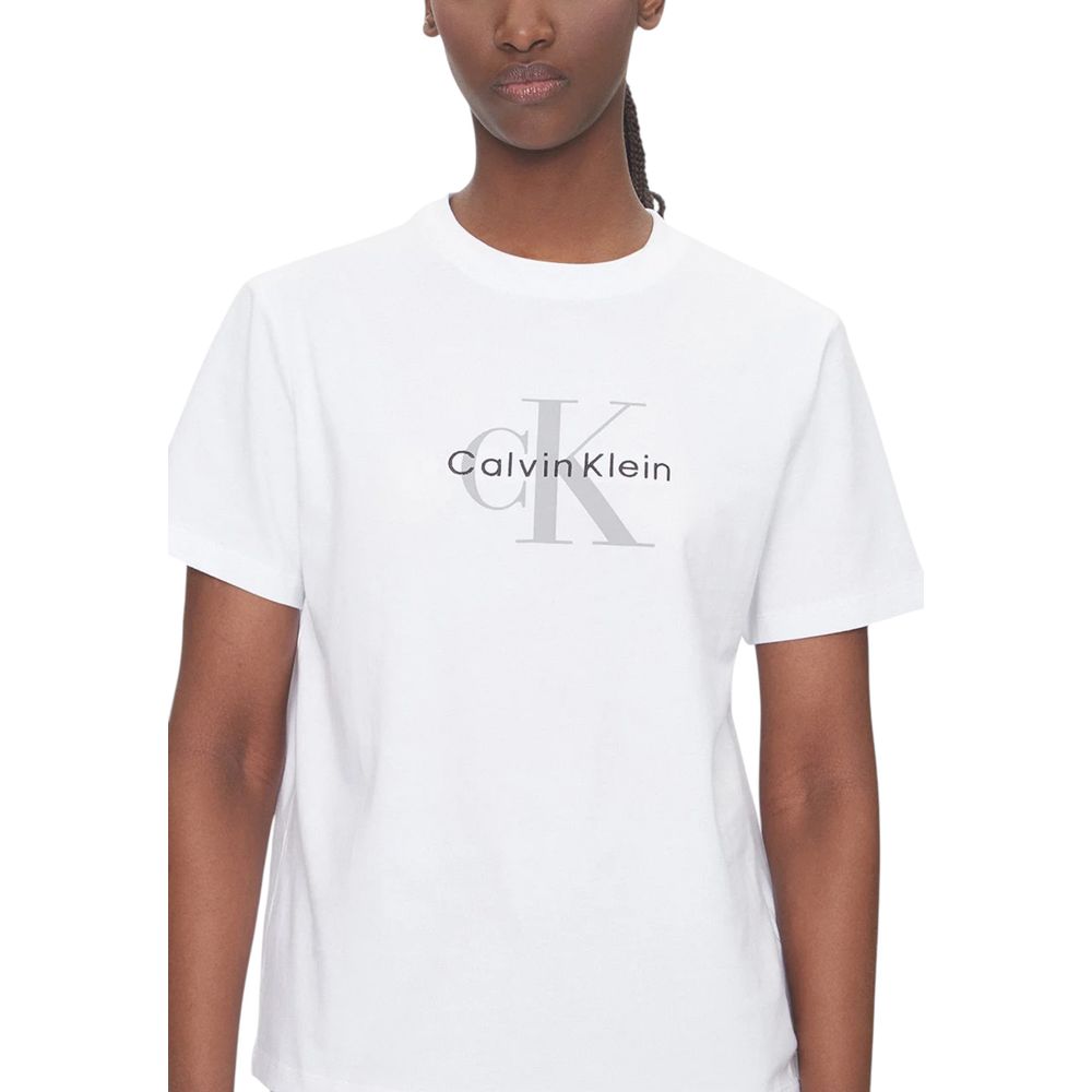 Calvin Klein Jeans Women's Cotton T-Shirt - White