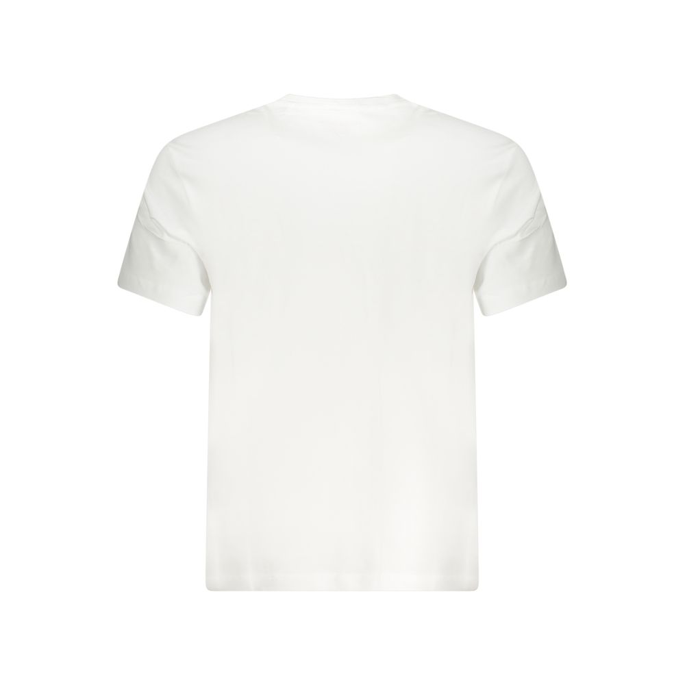 Guess Jeans Crisp Men's Regular-Fit Short-Sleeve Crew Neck Cotton Activewear T-Shirt - White Signature