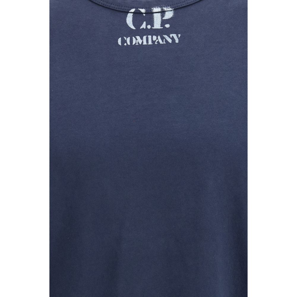 C.P. Company Blue Cotton T-Shirt