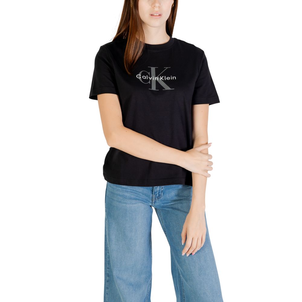 Calvin Klein Jeans Women's Cotton T-Shirt - Black