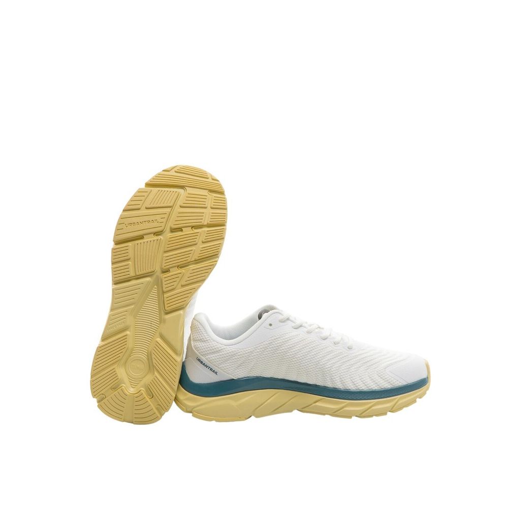Colmar Women's Athletic Polyester & Polyurethane Sneakers - Bicolour White Yellow