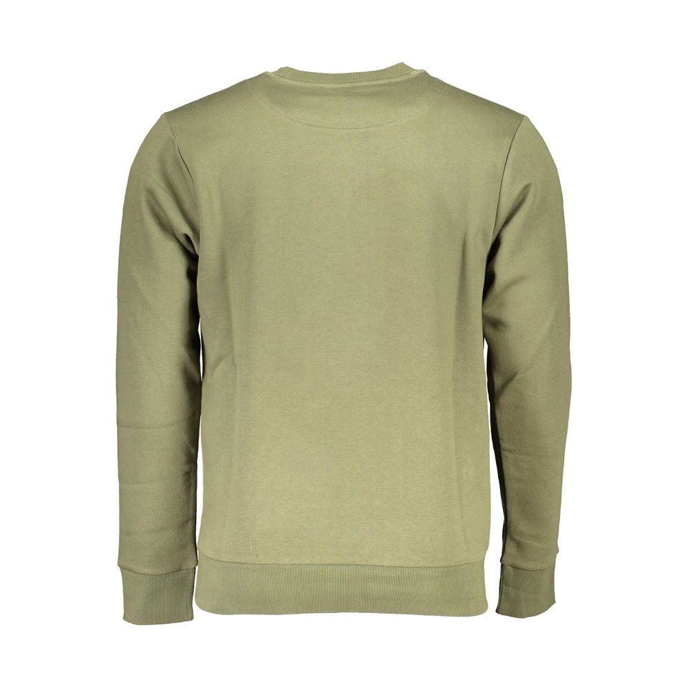Sweatshirt by U.S. Grand Polo for men in cotton polyester blue & green features a unrivaled silhouette with a refined crew neckline and unrivaled detailing for a sophisticated look.