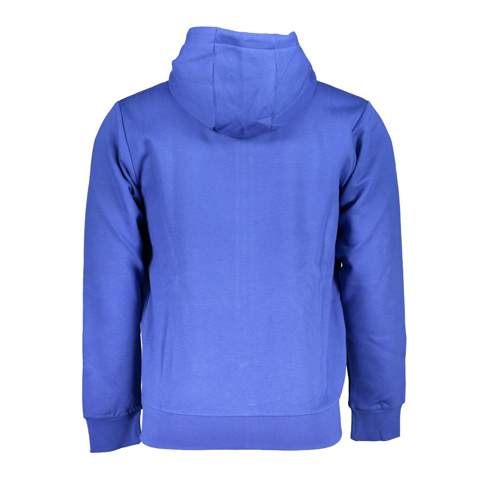 Hooded Sweatshirt Hoodie by U.S. Grand Polo for men in cotton polyester blue features a edgy silhouette, detailed with a edgy and for a refined finish.
