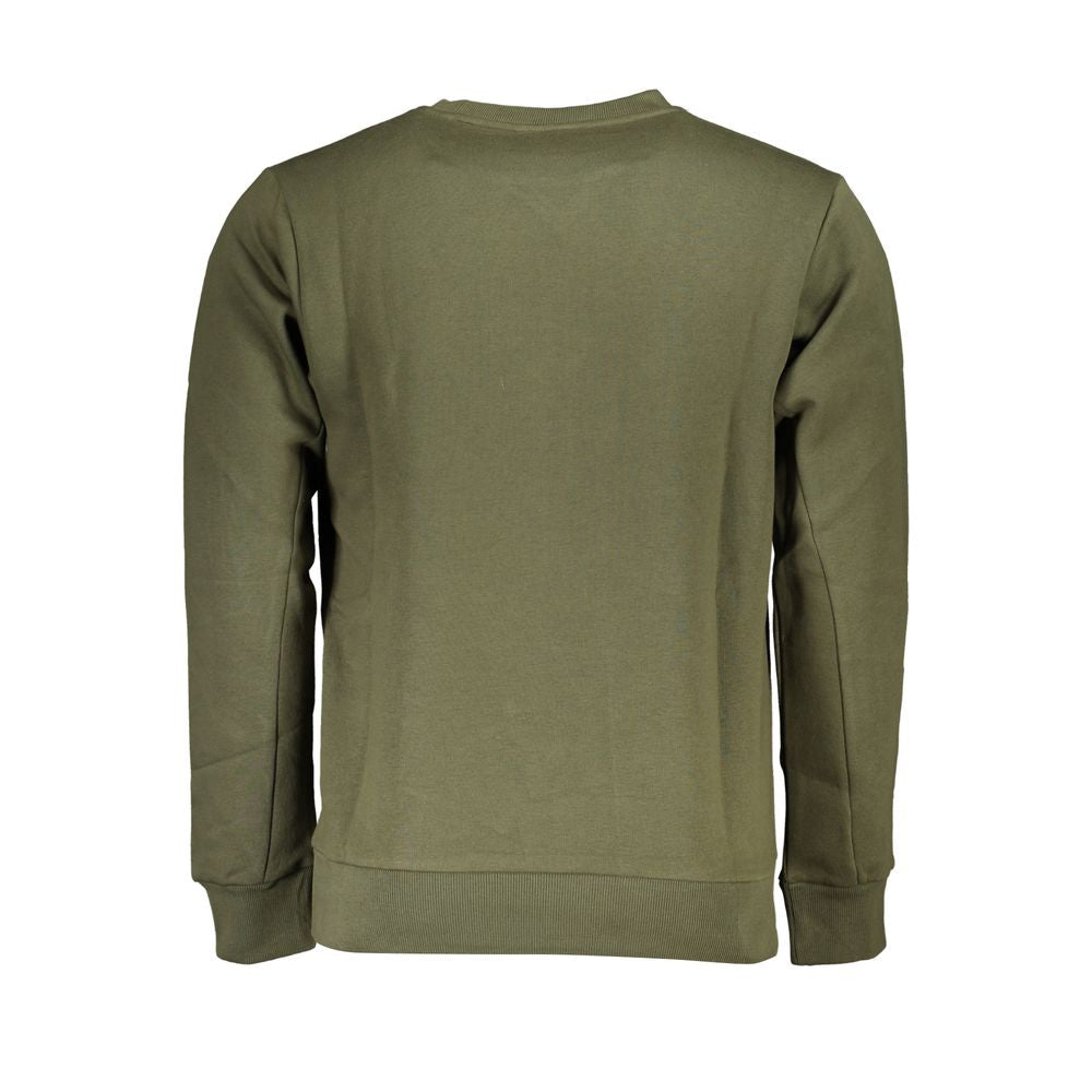 Sweatshirt by U.S. Grand Polo for men in cotton polyester green & print features an enviable silhouette, showcasing a premium and refined for a truly enviable finish.