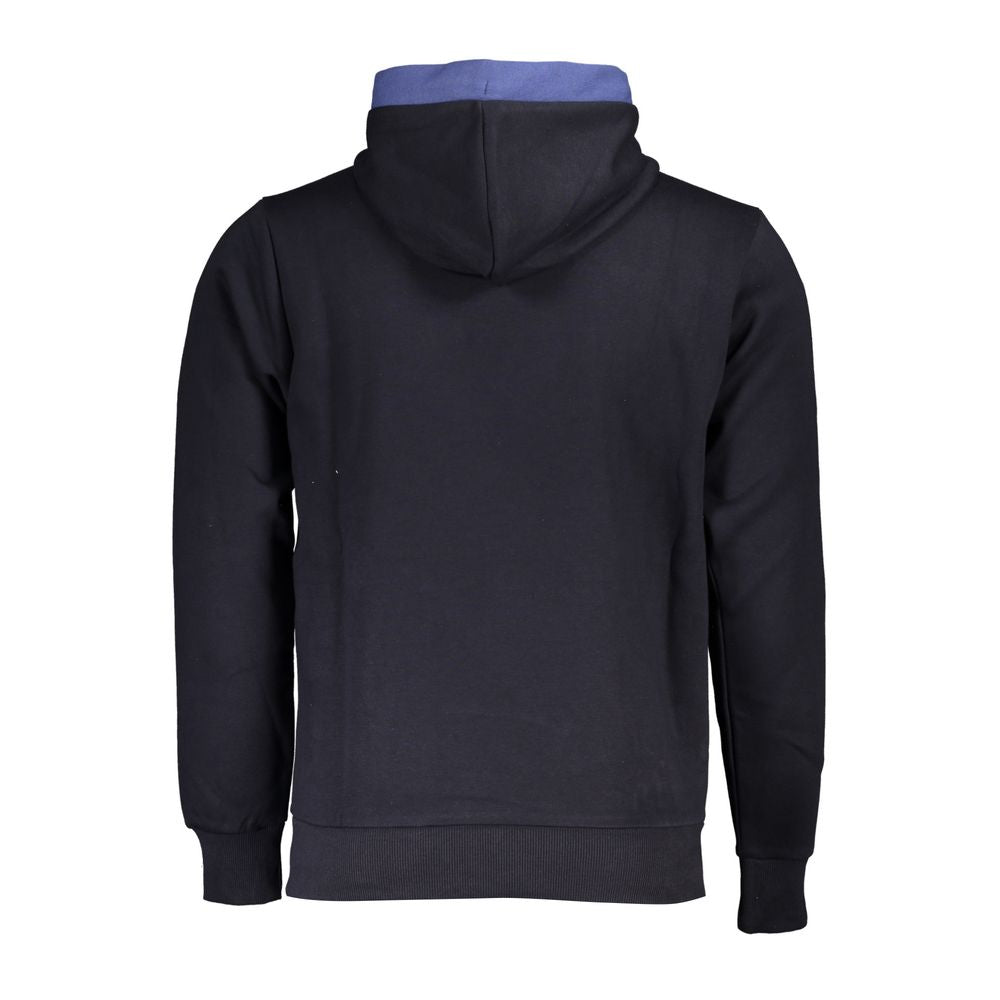 Hooded Sweatshirt Hoodie by U.S. Grand Polo for men in cotton polyester blue & print features a authentic silhouette, showcasing a sophisticated and authentic detail for a refined finish.