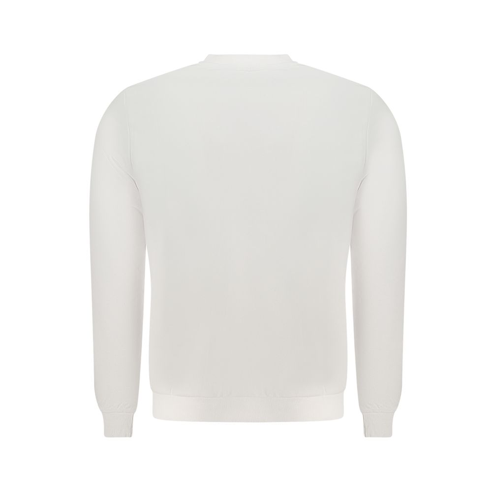 Sweatshirt by U.S. Grand Polo for men in cotton polyester white features an provocated silhouette, detailed with a provocated and a refined for a sophisticated aesthetic.