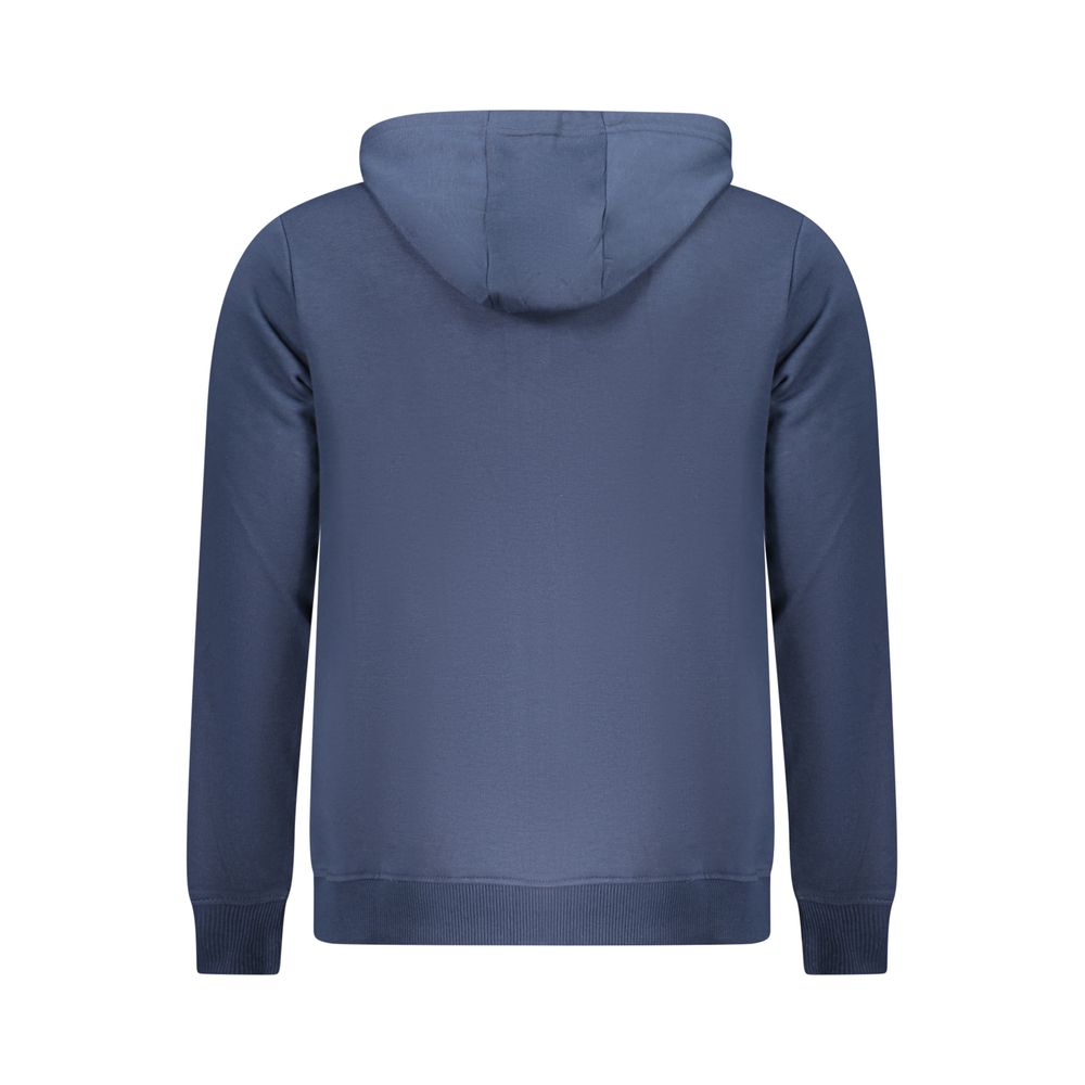 Hooded Sweatshirt Hoodie by U.S. Grand Polo for men in cotton polyester blue features an avant-garde silhouette, showcasing a sophisticated and detail for a truly avant-garde finish.