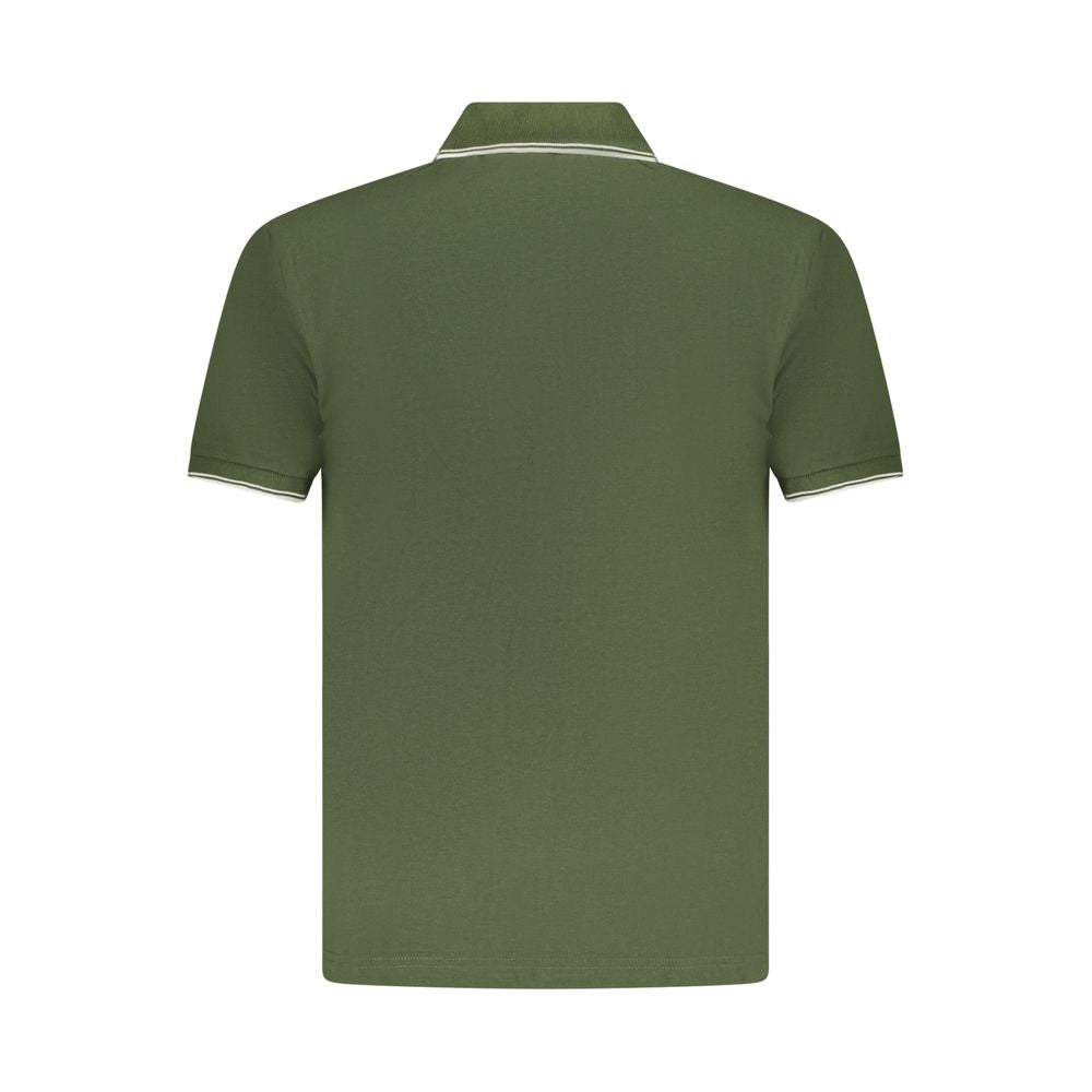 Polo Shirt by U.S. Grand Polo for men in cotton green & signature presents a distinguished silhouette, showcasing a sophisticated and distinguished for a truly distinguished finish.