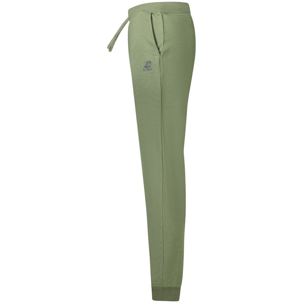 Joggers by U.S. Grand Polo for men in cotton polyester green & signature presents a tailored silhouette, showcasing a tailored athletic and long cut with a refined for a truly tailored aesthetic.