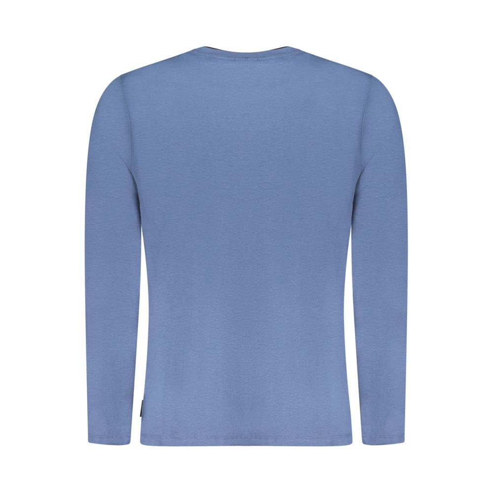 Polo Shirt by U.S. Grand Polo for men in cotton blue & signature showcases a sharp silhouette, detailed with a refined and sharp for a sophisticated finish.
