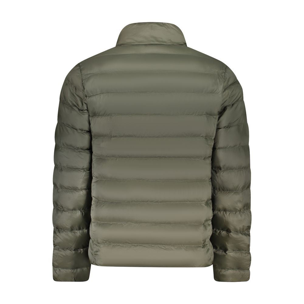 Windbreaker Jacket by U.S. Grand Polo for men in polyester green showcases a urban chic silhouette, detailed with a urban chic and functional lightweight, pockets & windproof for a polished finish.