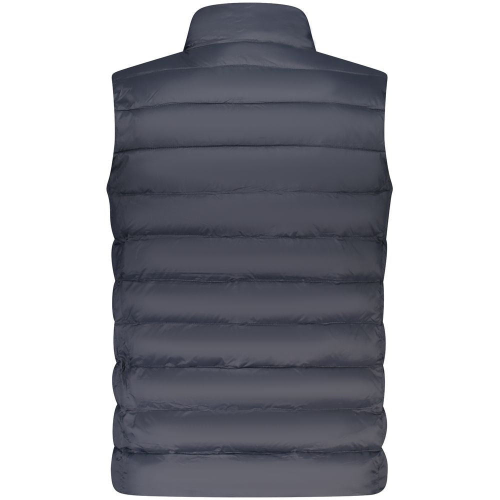Vest by U.S. Grand Polo for men in polyester black & blue features an contemporary silhouette, showcasing refined lightweight & pockets and a contemporary for a sophisticated layered look.