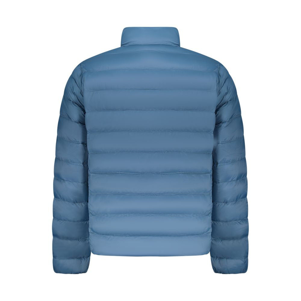 Overcoat by U.S. Grand Polo for men in polyester blue presents a luxurious silhouette, showcasing a luxurious and sophisticated lightweight & pockets for a premium, luxurious look.