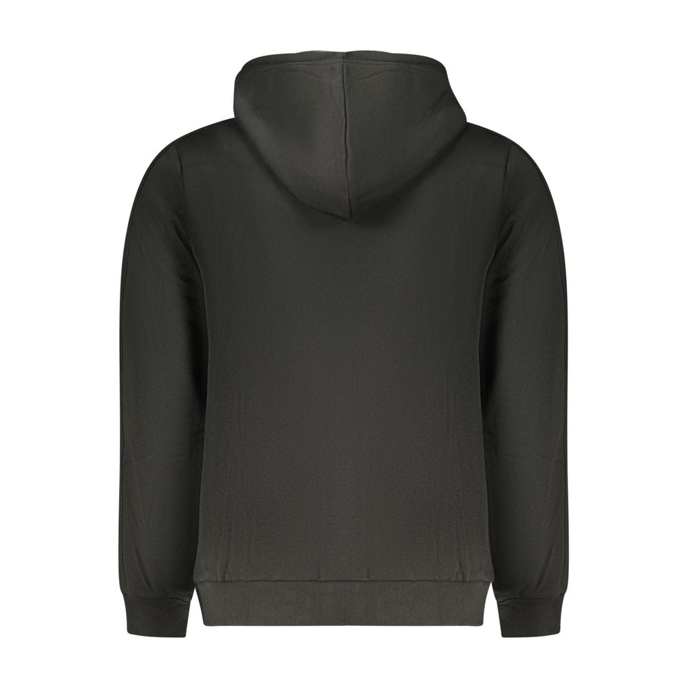 Hooded Sweatshirt Hoodie by U.S. Grand Polo for men in polyester cotton black & print features an luminous silhouette, showcasing a sophisticated hooded neckline and for a truly luminous look.