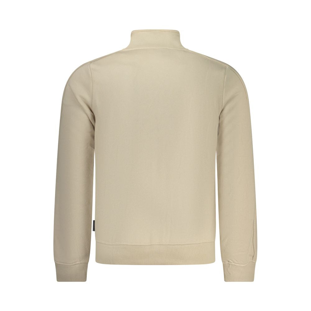 Sweatshirt by U.S. Grand Polo for men in cotton polyester beige features an provocated silhouette, detailed with a provocated and a refined for a sophisticated aesthetic.