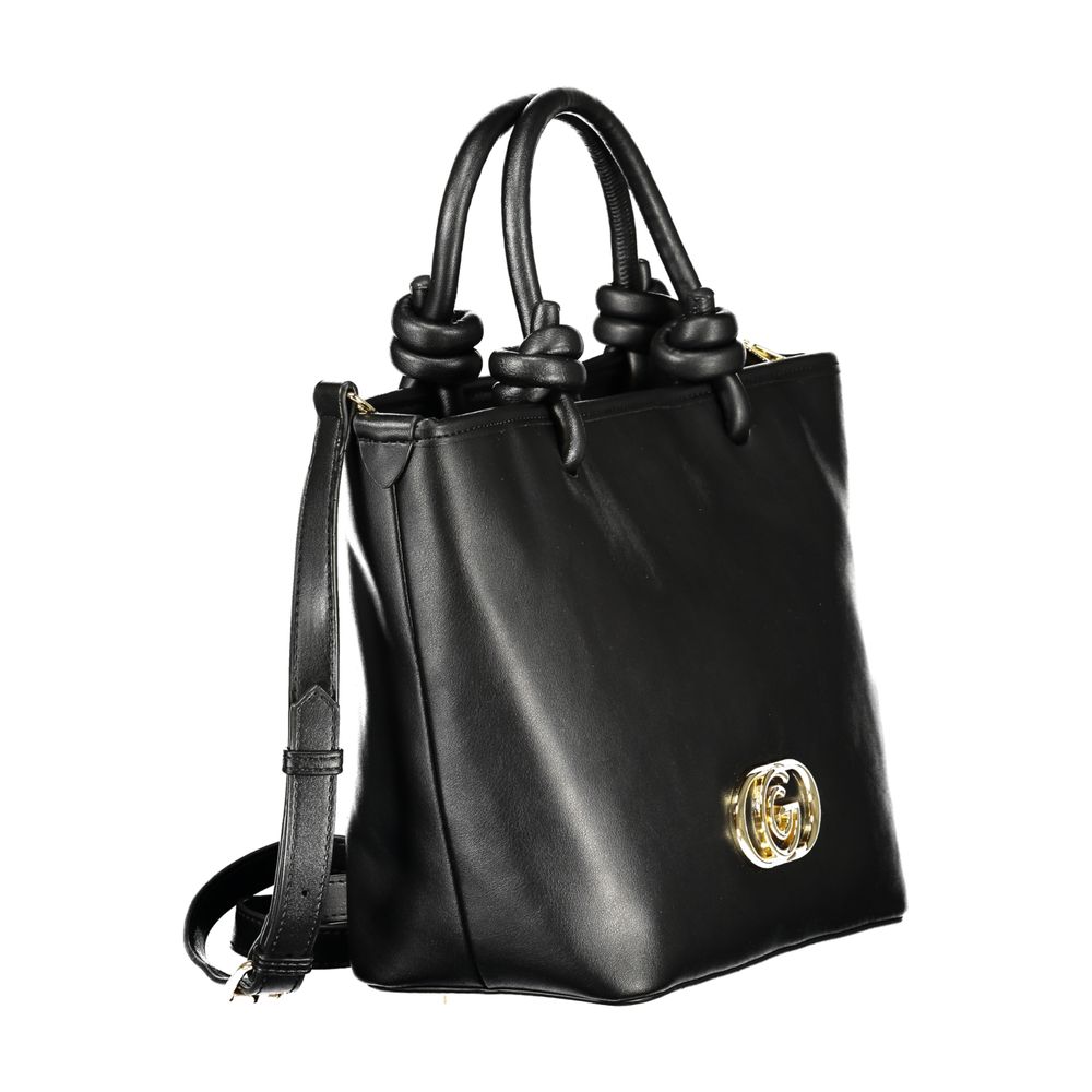 Gabriella G By Gucci Caterina Essence Polyurethane Handbag - Black Signature