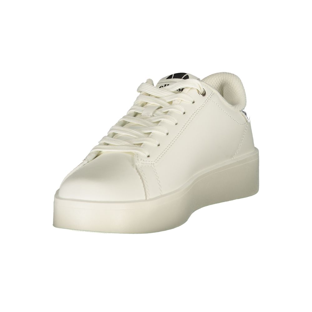 Ellesse Women's Athletic Polyester & Polyurethane Sneakers - Silver White
