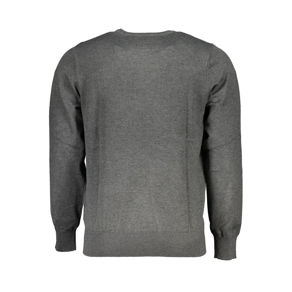 Sweatshirt by U.S. Grand Polo for men in nylon & viscose gray features an magnificent silhouette, showcasing a sophisticated and detail for a truly magnificent finish.