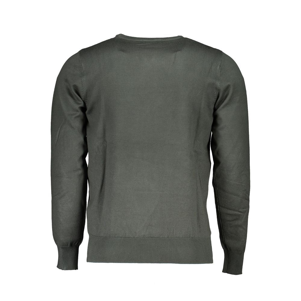 Sweatshirt by U.S. Grand Polo for men in nylon & viscose green presents a smart casual silhouette, featuring a smart casual and for a sophisticated look.